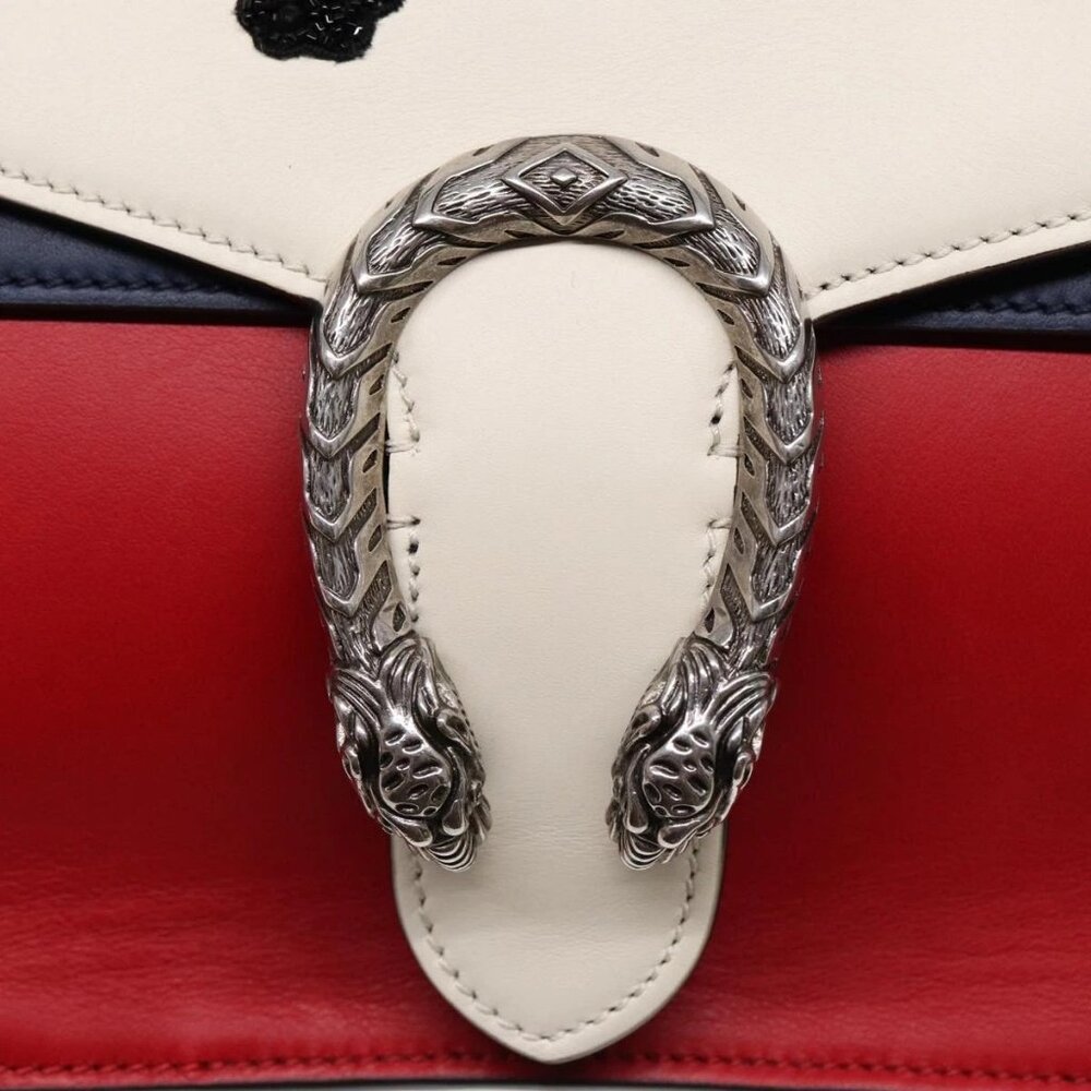 GUCCI Chain Dionysus Panther Shoulder Bag Leather Multicolor 403348 Auth bs1... - Picture 11 of 16